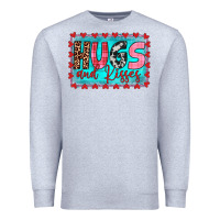 Heather Grey hugs and kisses Premium Sweatshirt - JahusDesignShop