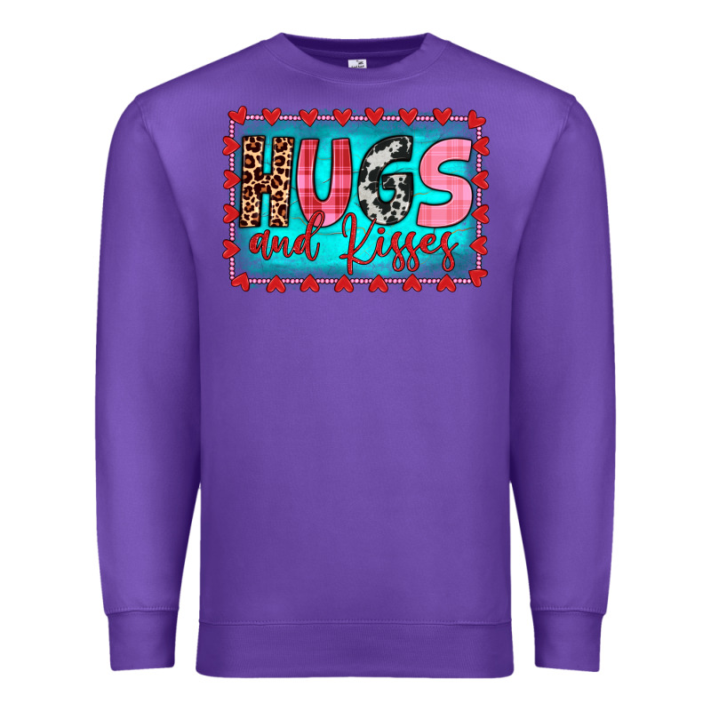 Hugs And Kisses Premium Sweatshirt by JahusDesignShop | Teevron