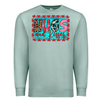 Seafoam hugs and kisses Premium Sweatshirt - JahusDesignShop