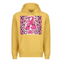 Antique Gold breast cancer with boxing gloves Premium Hoodie - MaliasSmallBusiness