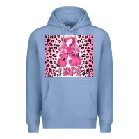 Colony Blue breast cancer with boxing gloves Premium Hoodie - MaliasSmallBusiness