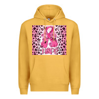 Mustard breast cancer with boxing gloves Premium Hoodie - MaliasSmallBusiness