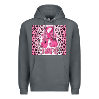 Rock breast cancer with boxing gloves Premium Hoodie - MaliasSmallBusiness