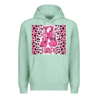 Seafoam breast cancer with boxing gloves Premium Hoodie - MaliasSmallBusiness