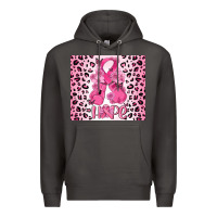 Smoke breast cancer with boxing gloves Premium Hoodie - MaliasSmallBusiness