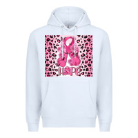White breast cancer with boxing gloves Premium Hoodie - MaliasSmallBusiness