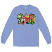 Colony Blue tiger coffee cups Long Sleeve Tee - Zillion Design Studio