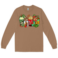 Toasted Coconut tiger coffee cups Long Sleeve Tee - Zillion Design Studio