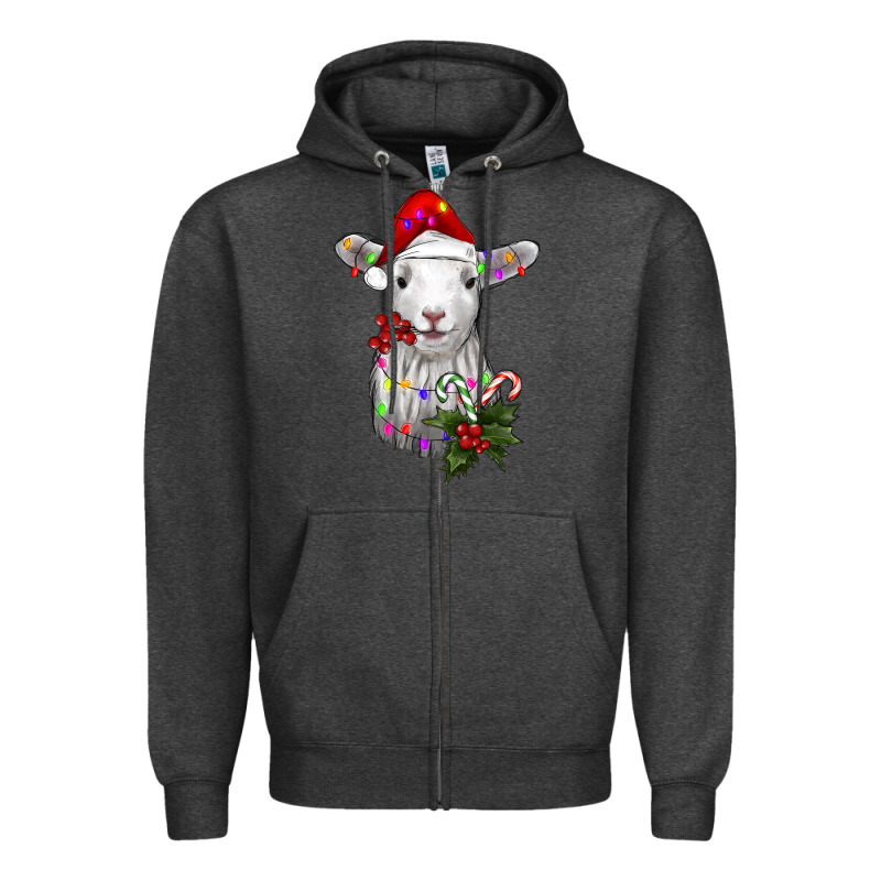 Christmas Baby Sheep Zipper Hoodie by RanaPortraitStore | Teevron