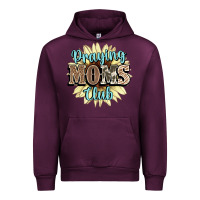 Mauve Wine praying moms club Urban Hoodie - NancyCooperArtShop