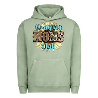Pigment Oil Green praying moms club Urban Hoodie - NancyCooperArtShop