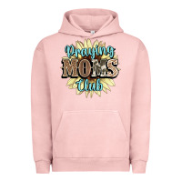 Pigment Salmon praying moms club Urban Hoodie - NancyCooperArtShop