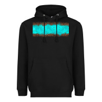 Black turquoise leopard Heavyweight Hoodie - JahusDesignShop