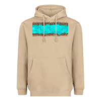 Mushroom turquoise leopard Heavyweight Hoodie - JahusDesignShop
