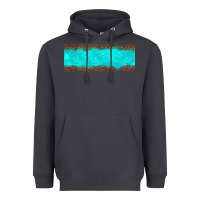 Smoke turquoise leopard Heavyweight Hoodie - JahusDesignShop