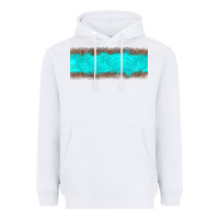 White turquoise leopard Heavyweight Hoodie - JahusDesignShop