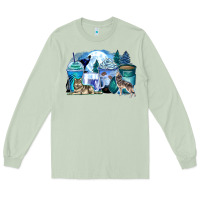 Matcha wolf coffee cups Long Sleeve Tee - Zillion Design Studio