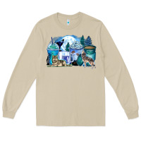 Mushroom wolf coffee cups Long Sleeve Tee - Zillion Design Studio