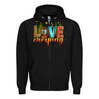 Black love camping Zipper Hoodie - Zillion Design Studio