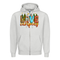 Love Camping Zipper Hoodie | Teevron