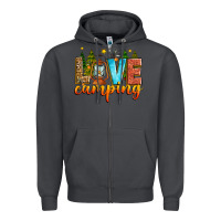 Smoke love camping Zipper Hoodie - Zillion Design Studio