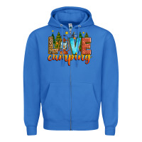 True Royal love camping Zipper Hoodie - Zillion Design Studio