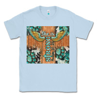Dusty Blue she is strong tumbler Classic Tee - BarkalooDesign