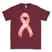 Burgundy uterine or endometrial cancer ribbon Classic Tee - FaDigitalArtStudio