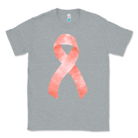 Heather Grey uterine or endometrial cancer ribbon Classic Tee - FaDigitalArtStudio
