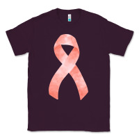 Plum uterine or endometrial cancer ribbon Classic Tee - FaDigitalArtStudio