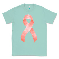 Seafoam uterine or endometrial cancer ribbon Classic Tee - FaDigitalArtStudio