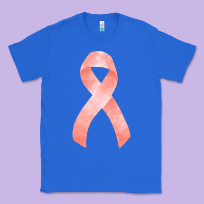 Uterine Or Endometrial Cancer Ribbon Classic Tee Designed By Fadigitalartstudio