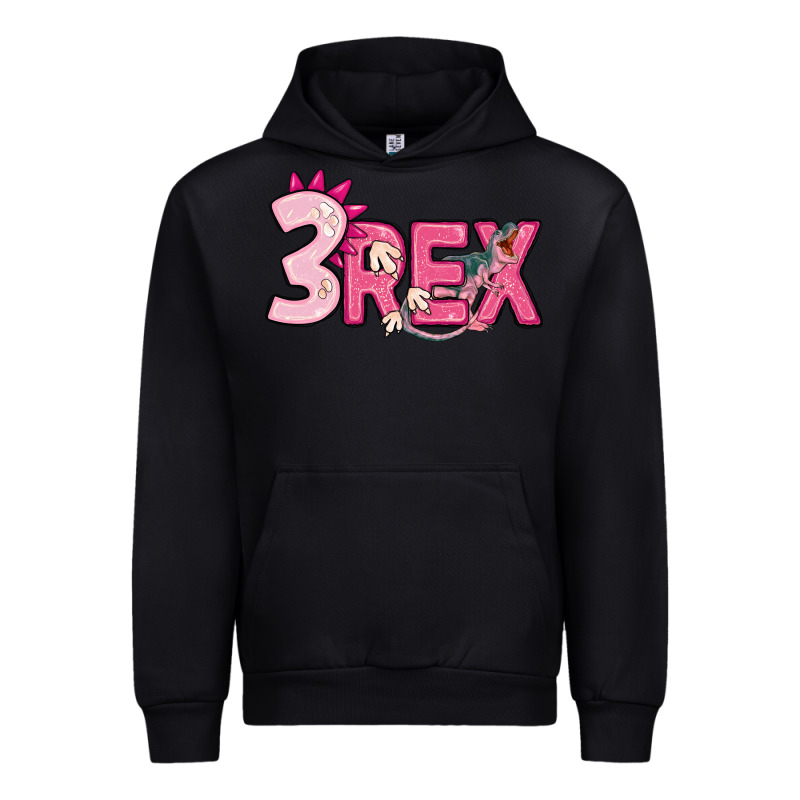Pink Three Rex Urban Hoodie by MaliasSmallBusiness | Teevron