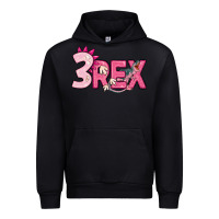 Black pink three rex Urban Hoodie - MaliasSmallBusiness