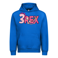 Cobalt pink three rex Urban Hoodie - MaliasSmallBusiness