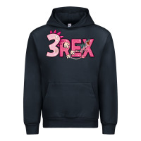 Navy pink three rex Urban Hoodie - MaliasSmallBusiness