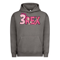 Pigment Tornado pink three rex Urban Hoodie - MaliasSmallBusiness
