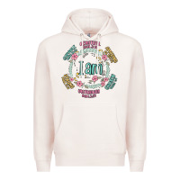 Pale Pink i am inspiration Premium Hoodie - MaliasSmallBusiness