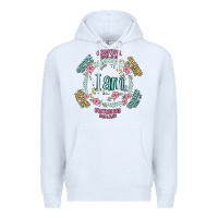 White i am inspiration Premium Hoodie - MaliasSmallBusiness