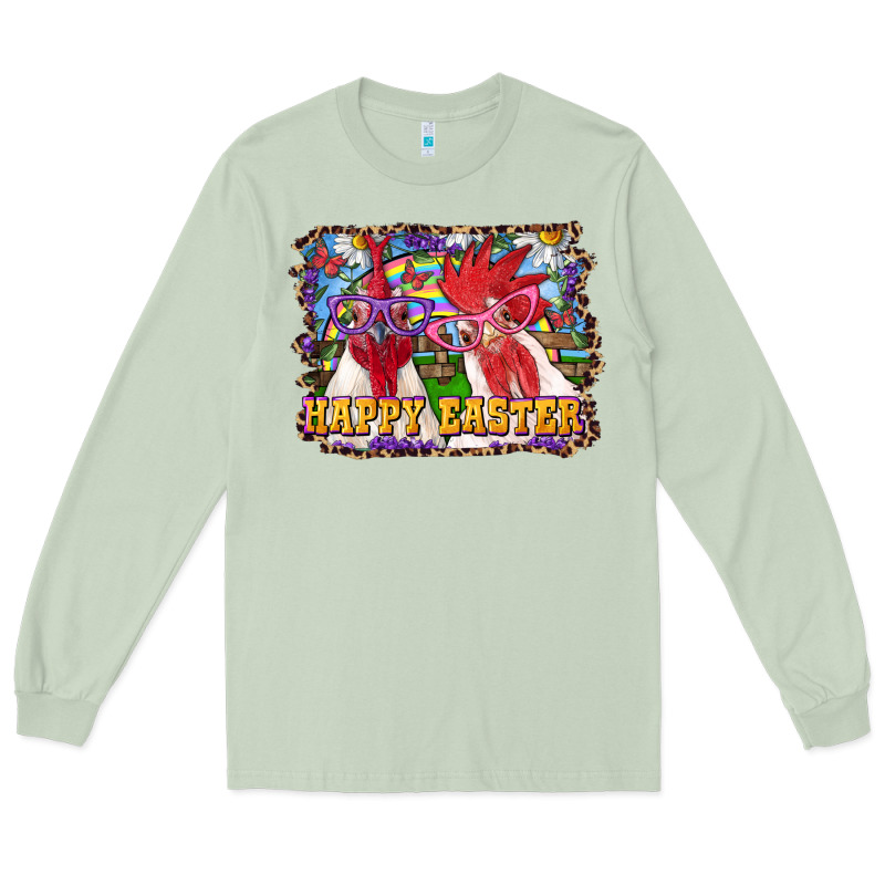 Happy Easter Roosters Long Sleeve Tee by RanaPortraitStore | Teevron