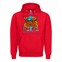 Red i'm head heffa just ask me Zipper Hoodie - Zillion Design Studio