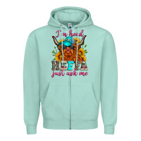 I'm Head Heffa Just Ask Me Zipper Hoodie | Teevron