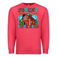 Cardinal forget the she shed i need a bitch barn Premium Sweatshirt - AdoDesignShop