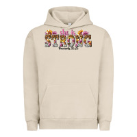Pigment French Oak she is strong proverbs 31 25 Urban Hoodie - NancyCooperArtShop