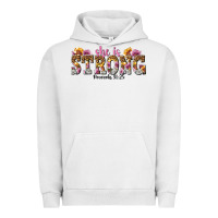 Pigment Lunar Rock she is strong proverbs 31 25 Urban Hoodie - NancyCooperArtShop