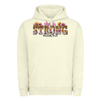 Pigment Pistachio she is strong proverbs 31 25 Urban Hoodie - NancyCooperArtShop