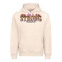 Sandshell she is strong proverbs 31 25 Urban Hoodie - NancyCooperArtShop