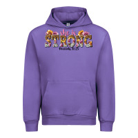 Tulip she is strong proverbs 31 25 Urban Hoodie - NancyCooperArtShop