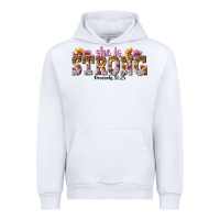 White she is strong proverbs 31 25 Urban Hoodie - NancyCooperArtShop