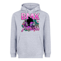 Heather Grey bmx princess Heavyweight Hoodie - AdoDesignShop